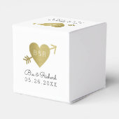 Ballotins coeur d'amour faux or (Arrière)