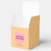 Ballotins Coeur de conversation de message personnalisé rose (Ouvert)