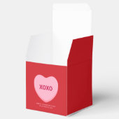 Ballotins Coeur de conversation rose rouge XOXO Saint Valent (Ouvert)