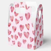 Ballotins Coeur de couleur rose motif (Ouvert)