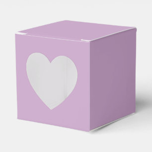 Ballotins Cœur de couleur unie lilas 