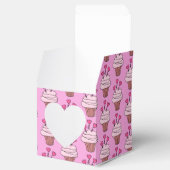 Ballotins Coeur de gâteaux rose et blanc mignon (Ouvert)