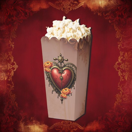 Ballotins Coeur de vapeur avec fleurs.