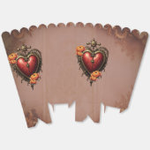 Ballotins Coeur de vapeur avec fleurs. (Déplié)