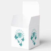 Ballotins Coeur des boîtes de faveurs de mariage Papillons T (Ouvert)