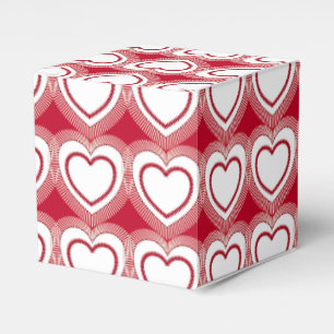 Ballotins Coeurs Abstraits modernes - Rouge et Blanc