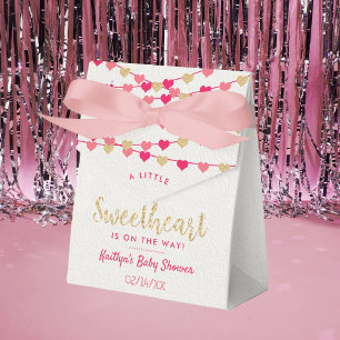 Ballotins Cœurs Amoureux Suspendus Baby Shower Petit Cœur Su