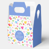 Ballotins Coeurs arc-en-ciel 4e anniversaire Nom de la fête  (Ouvert)