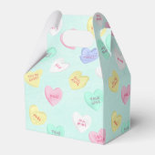 Ballotins Coeurs bonbons de la Saint Valentin rétro sur Turq (Arrière)