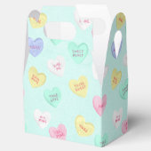 Ballotins Coeurs bonbons de la Saint Valentin rétro sur Turq (Ouvert)