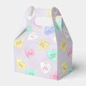 Ballotins Coeurs bonbons de la Saint-Valentin rétro sur viol (Arrière)