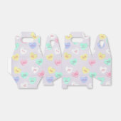 Ballotins Coeurs bonbons de la Saint-Valentin rétro sur viol (Déplié)