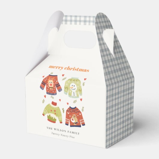 Ballotins Coeurs de Noël d'hiver mignonnes Laveux Sweater (Verso)