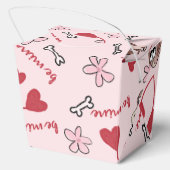 Ballotins Coeurs et Basset Hounds Design Motif (Verso)