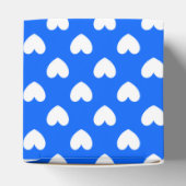 Ballotins Coeurs polka blancs sur bleu (Haut)