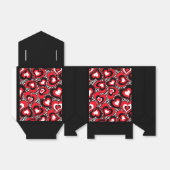 Ballotins Cœurs, rouge, noir, blanc, Saint-Valentin . (Déplié)