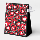 Ballotins Cœurs, rouge, noir, blanc, Saint-Valentin . (Arrière)