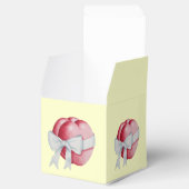 Ballotins coeurs rouges attachés avec des arcs blancs pour l (Ouvert)