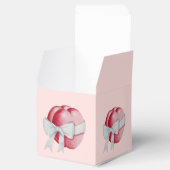 Ballotins Coeurs rouges romantiques attachés avec un ruban b (Ouvert)