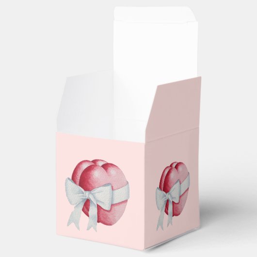 Ballotins Coeurs rouges romantiques attachés avec un ruban b (Ouvert)