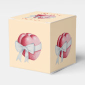 Ballotins Coeurs rouges romantiques attachés avec un ruban b (Verso)