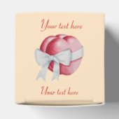 Ballotins Coeurs rouges romantiques attachés avec un ruban b (Haut)