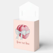 Ballotins Coeurs rouges romantiques attachés avec un ruban b (Ouvert)