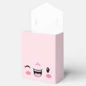 Ballotins Coffret Cadeau rose Kawaii Face Winking (Ouvert)