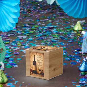 Ballotins Coffret de cadeau de fête d'anniversaire de vin vi