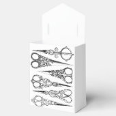 Ballotins Coiffeur victorien ciseaux à coudre élégant (Ouvert)