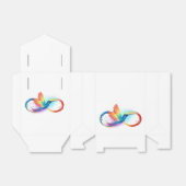 Ballotins Colibri arc-en-ciel avec symbole Infinity (Déplié)