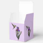 Ballotins Colibri Et Fleur Iris Personnalisés (Ouvert)