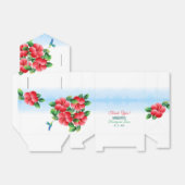 Ballotins Colibri Hibiscus Hawaïen Tropical | Événement (Déplié)