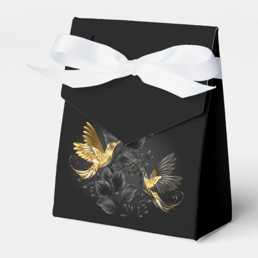 Ballotins Colibri noir et or (Verso)