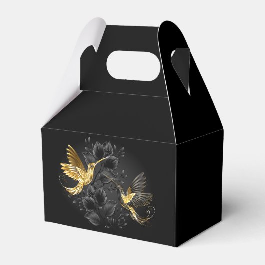 Ballotins Colibri noir et or (Verso)