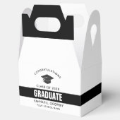 Ballotins Collage de photos de diplômes Ballotin noir et bla (Ouvert)