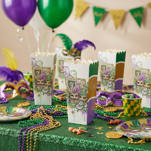 Ballotins Collage éclaboussé Mardi Gras