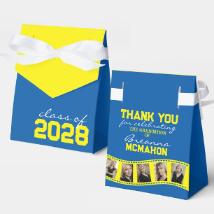 Ballotins Collage Photo de Filmstrip Bleu Moyen et Jaune