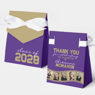 Ballotins Collage photo en or violet et bronze Filmstrip