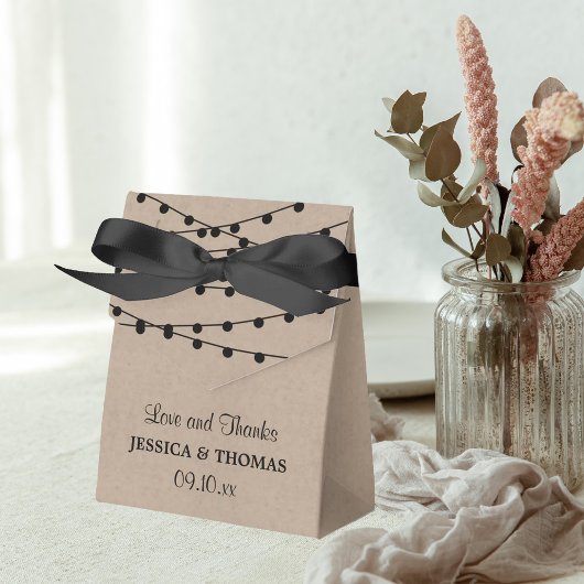 Ballotins Collection de Mariages Rustic Kraft