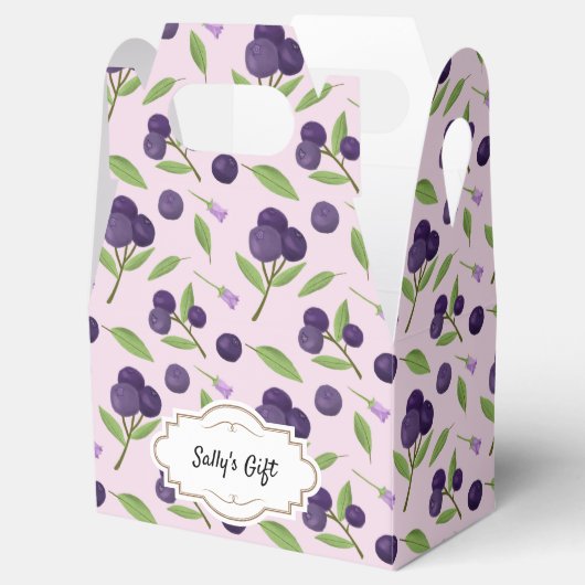 Ballotins Collection de Motifs de paniers de fruits - bleuet (Ouvert)