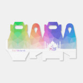 Ballotins Coloré arc-en-ciel polygonal Aïd Moubarak mosquée (Déplié)