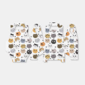 Ballotins Coloré Cute Funny Chats & Motif Paw (Déplié)