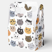 Ballotins Coloré Cute Funny Chats & Motif Paw (Ouvert)