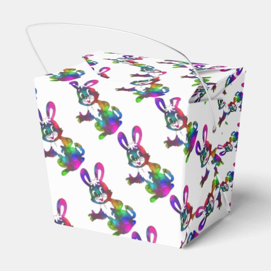 Ballotins Coloré Joyeux Bunny de Pâques mignon Ballotin (Arrière)