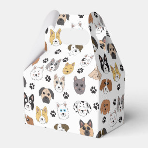 Ballotins Coloré mignon Chiens amusants et Chien Paw Motif