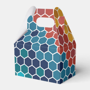 Ballotins Coloré Retro Mosaïque Florale Motif Hexagon