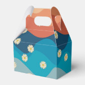 Ballotins Coloré Retro Waves & Daisies Motif (Arrière)