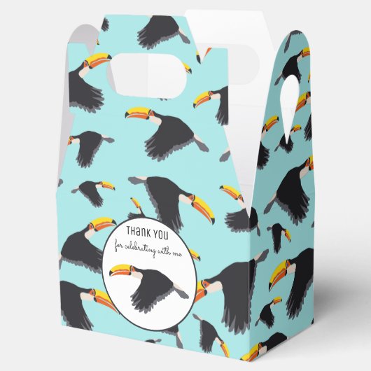 Ballotins Coloré Toucan Tropical Bird Motif (Ouvert)