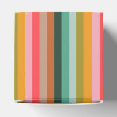 Ballotins Colorful Festive Stripe Modern Holiday Cookie (Haut)